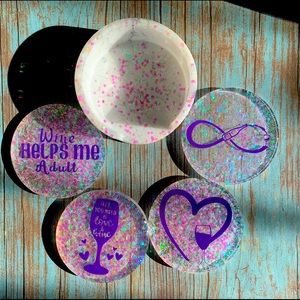 Wine Coaster Set 🍷